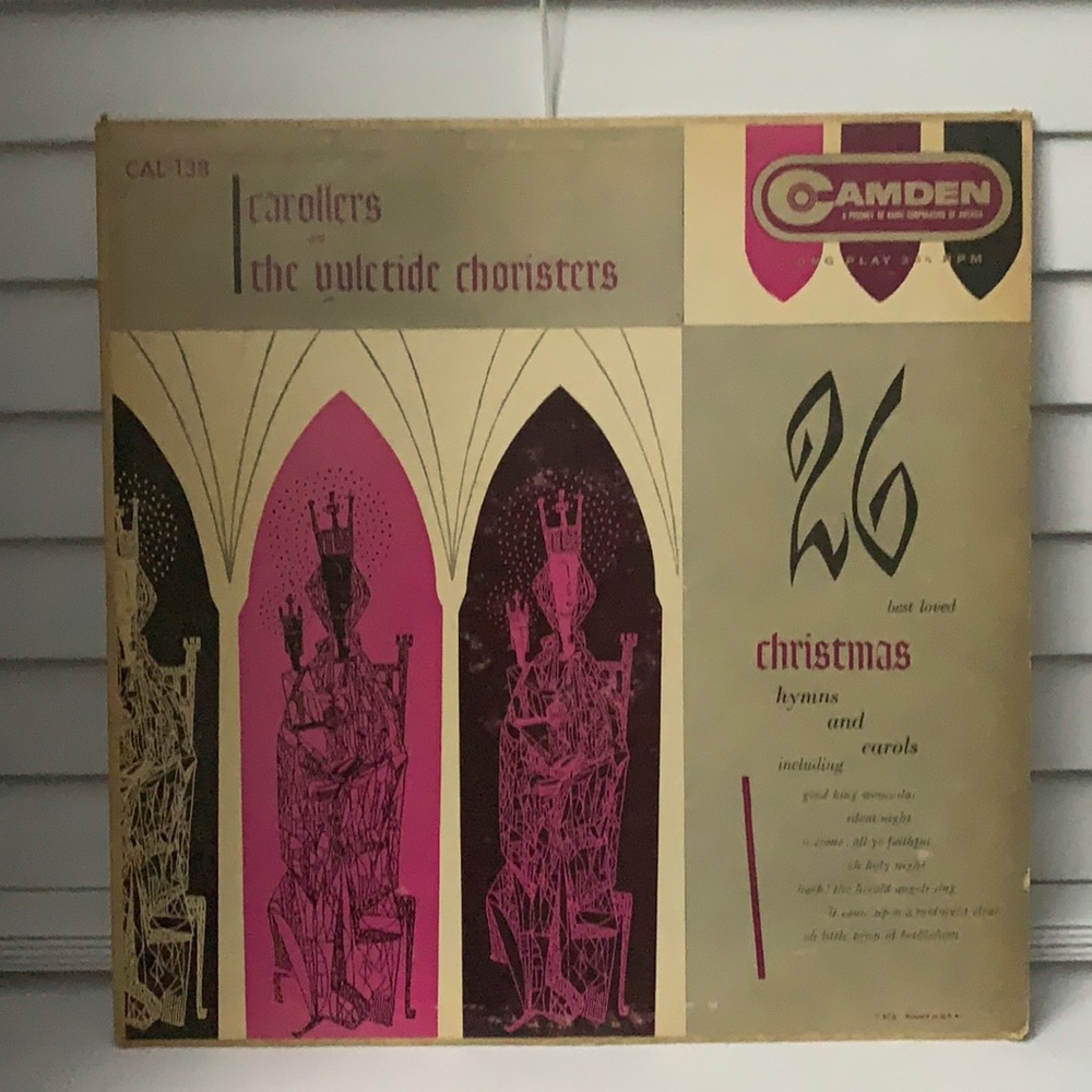 CAROLLERS AND THE YULETIDE CHORISTERS CHRISTMAS LP